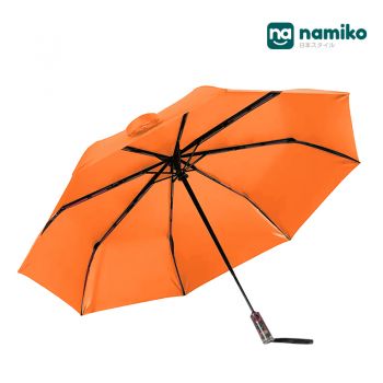 Namiko Automatic Umbrella  UPF 50 + ร่มกันแดด กันฝน พับได้อัตโนมัติ  รุ่น UVO1001- Orange