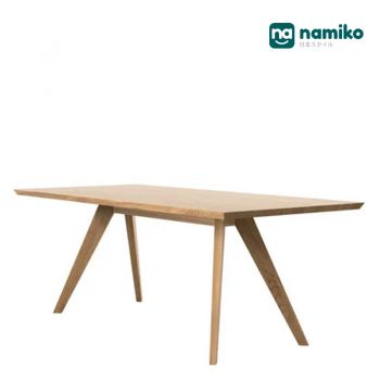 Namiko โต๊ะอาหารไม้ ขนาด 140*80*75 เมตร รุ่น #19179 - Light brown