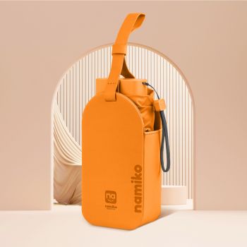 Namiko Capsule Umbrella ร่มแคปซูล พกพาสะดวก ป้องกันยูวี 99.9% รุ่น PFU1- Carrot orange