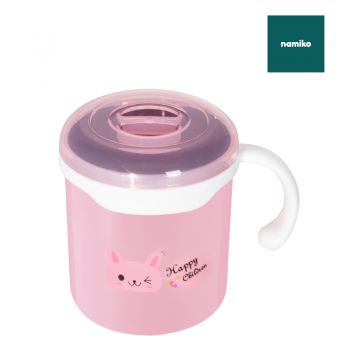 Namiko แก้วน้ำสเตนเลส Food Grade 280ml TWS1008 - Pink #6114