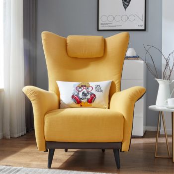 Namiko x Linsy Nordic Lazy bedroom sofa พร้อมที่วางเท้า รุ่น LS01SFAE1Q010