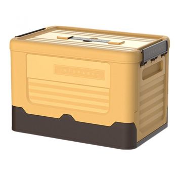 COCOGU กล่องใส่อุปกรณ์เเค้มปิ้งพับเก็บได้ - Yellow (ขนาดเล็ก)