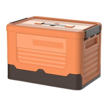 COCOGU กล่องใส่อุปกรณ์เเค้มปิ้งพับเก็บได้ - Orange (ขนาดเล็ก)