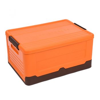 COCOGU กล่องใส่อุปกรณ์เเค้มปิ้งพับเก็บได้ - Orange (ขนาดใหญ่)