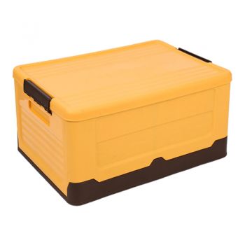 COCOGU กล่องใส่อุปกรณ์เเค้มปิ้งพับเก็บได้ - Yellow (ขนาดใหญ่)