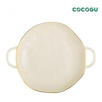 COCOGU  จานอบกลม 10 นิ้ว - Ivory