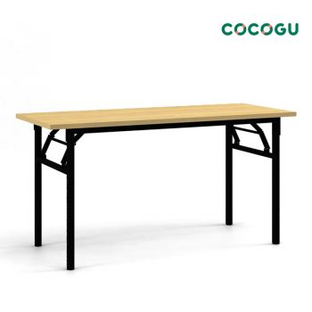 COCOGU โต๊ะพับเอนกประสงค์ท็อปไม้ รุ่น K02 - maple
