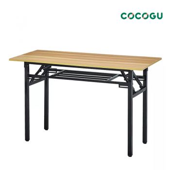 COCOGU โต๊ะพับเอนกประสงค์ท็อปไม้  รุ่น K01 - Beech