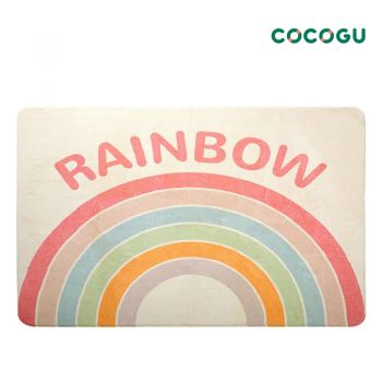 COCOGU พรมปูพื้นขนนุ่ม ขนาด 140*200 cm - rainbow