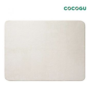 COCOGU พรมปูพื้น ขนนุ่ม ขนาด 140*200 cm - white