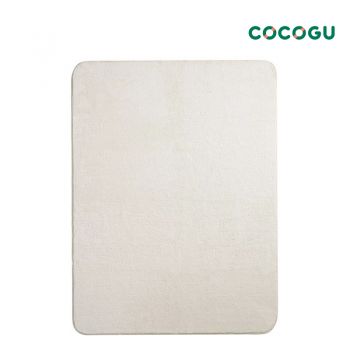 COCOGU พรมปูพื้น ขนนุ่ม ขนาด 120*160 cm - white