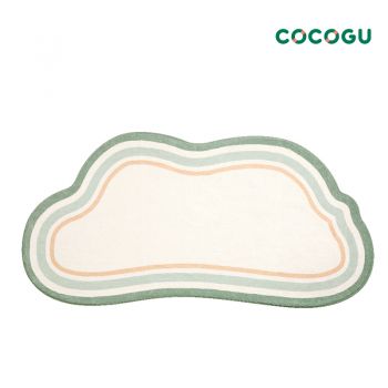 COCOGU พรมปูพื้นทรงก้อนเมฆ ขนนุ่ม ขนาด 40*120 cm - green