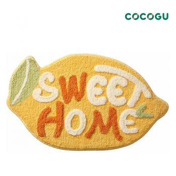 COCOGU พรมปูพื้นหน้าห้องน้ำ ขนนุ่ม ขนาด 45*75 cm - sweet home