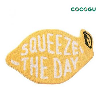 COCOGU พรมปูพื้นหน้าห้องน้ำ ขนนุ่ม  ขนาด 46*76 cm -  squeeze the day
