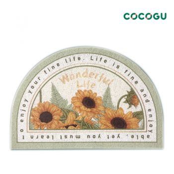 COCOGU พรมปูพื้นหน้าห้องรับแขก ขนาด 45*75 cm - wonderful life