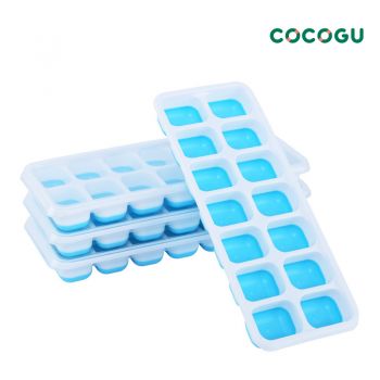 COCOGU พิมพน้ำแข็ง 14 ช่อง (4 packs) - square รุ่น A-KH004-4 - blue 4