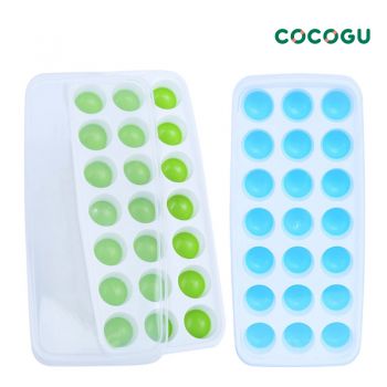 COCOGU พิมพน้ำแข็ง 21 ช่อง  (2 packs) - round
