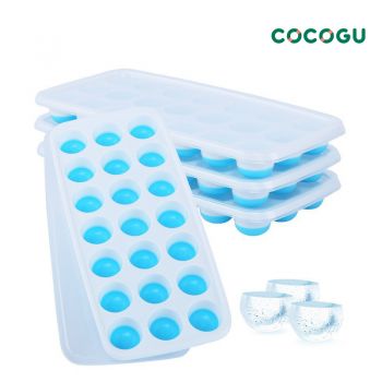 COCOGU พิมพน้ำแข็ง 21 ช่อง (4 packs) -  round