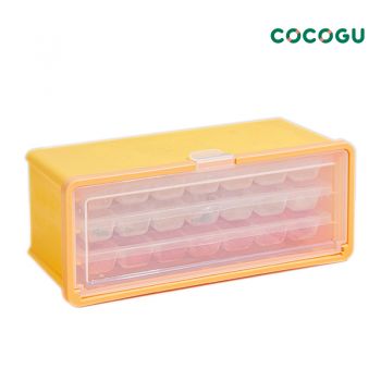 COCOGU กล่องใส่พิมน้ำแข็ง 3 ชั้น รุ่น A-KH040-1Y - yellow