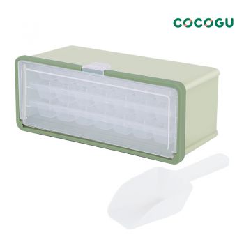 COCOGU กล่องใส่พิมน้ำแข็ง 3 ชั้น รุ่น A-KH036-1C - green