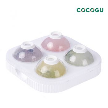 COCOGU พิมพน้ำแข็งทรงกลม 4 ช่อง รุ่น T-KH039-1 - white