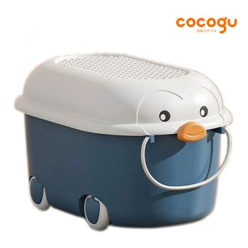 COCOGU กล่องเก็บของเล่นเพนกวิน size M รุ่น JSNX9212 - blue