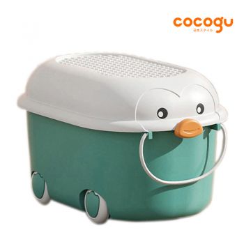 COCOGU กล่องเก็บของเล่นเพนกวิน size M รุ่น JSNX9212 - mint