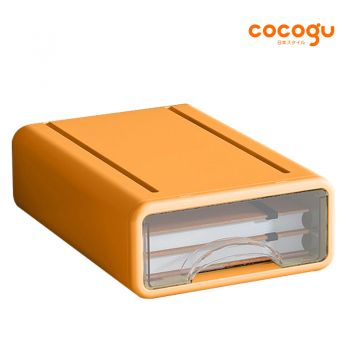 COCOGU กล่องลิ้นชักเก็บของ 1 ชั้น size S รุ่น JSNH604L-30 - orange