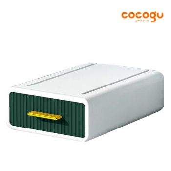 COCOGU กล่องเก็บข้อมูลสไตล์ luxury 1 ชั้น รุ่น JSNH604L-30 - green