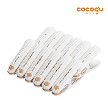 COCOGU กิ๊บหนีบผ้า ( 12 pcs.) รุ่น S0528 - Biege