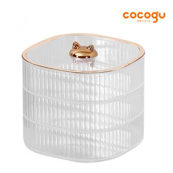 COCOGU กล่องใส่เครื่องประดับ 3 ชั้น รุ่น S0533B - white