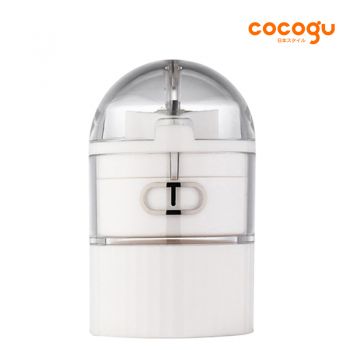 COCOGU กล่องเก็บยาพร้อมที่ตัดและบดยาอเนกประสงค์ รุ่น S0466 - white