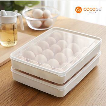 COCOGU กล่องสำหรับเก็บไข่ 24 ฟอง รุ่น S6009