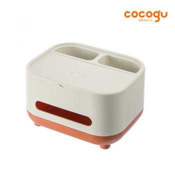 COCOGU กล่องใส่ทิชชู่อเนกประสงค์ รุ่น A0582 - Fara apricot