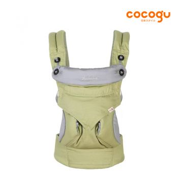 COCOGU เป้อุ้มเด็ก hip seat สำหรับคุณแม่ยุคใหม่ - Green