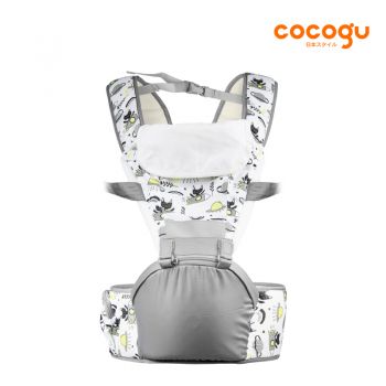 COCOGU Baby Hip Seat เป้อุ้มเด็ก เป้สะพายเด็ก - Gray