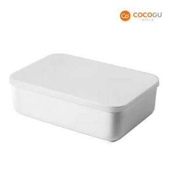 COCOGU กล่องเก็บของอเนกประสงค์พร้อมฝาปิด ขนาด 3L รุ่น S0293 - white