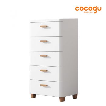 COCOGU ลิ้นชักเก็บของอเนกประสงค์ 5 ชั้น รุ่น 6105A - white