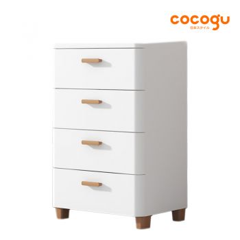 COCOGU ลิ้นชักเก็บของอเนกประสงค์ 4 ชั้น รุ่น 6104A - white