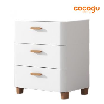 COCOGU ลิ้นชักเก็บของอเนกประสงค์ 3 ชั้น รุ่น 6103A - white