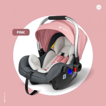 COCOGU Car Seat คาร์ซีทเบาะนิรภัยสำหรับเด็ก แบบตะกร้า รุ่น 3CPT - pink