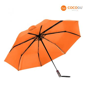 COCOGU Automatic Umbrella UPF 50+ ร่มกันแดด กันฝน พับได้อัตโนมัติ รุ่น UVO1001- Orange