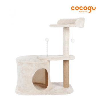 COCOGU คอนโด 3 ชั้น พร้อมบ้านแมวกำมะหยี่ รุ่น YC01-01-756554