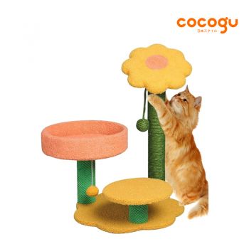 COCOGU คอนโดดอกไม้กำมะหยี่ 3 ชั้น พร้อมที่นอนในตัว รุ่น MF12